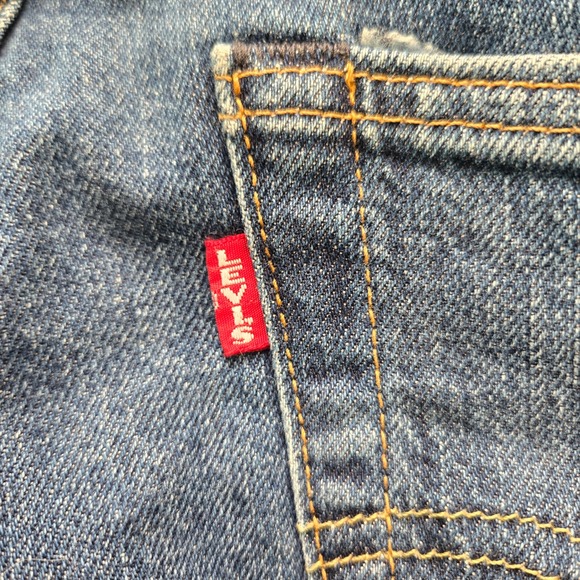 LEVI'S Men's 511 BIG E Jeans W34 L30 Blue Denim Straight Fit Casual Pants - Picture 3 of 15